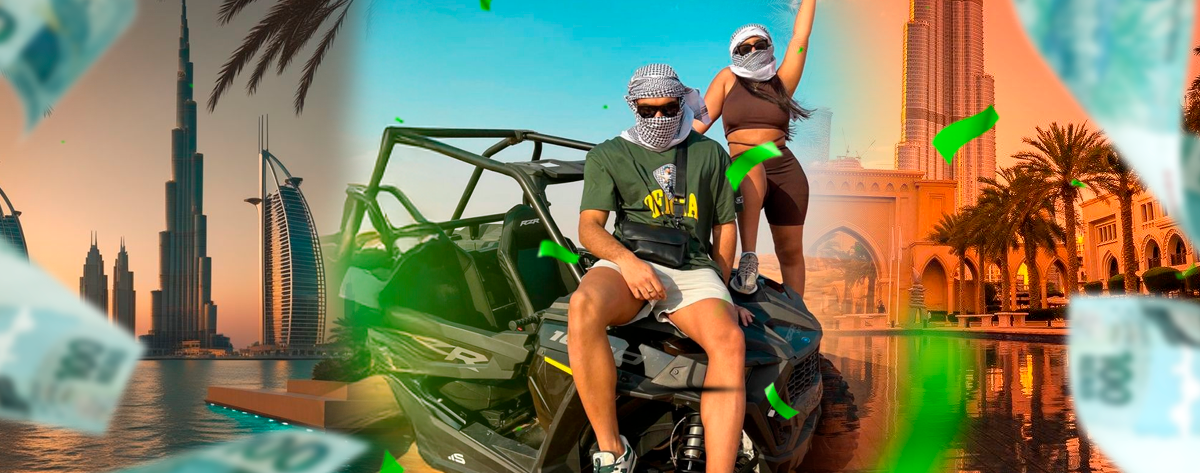 MEGA VIAGEM -  R$2,50 - VIAJE PARA DUBAI COM TUDO PAGO